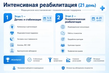 Реабилитация за 21 день в Арамиле